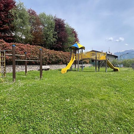 L'Acero Rosso - Giardino Privato E Box Auto Villa Menaggio Eksteriør billede