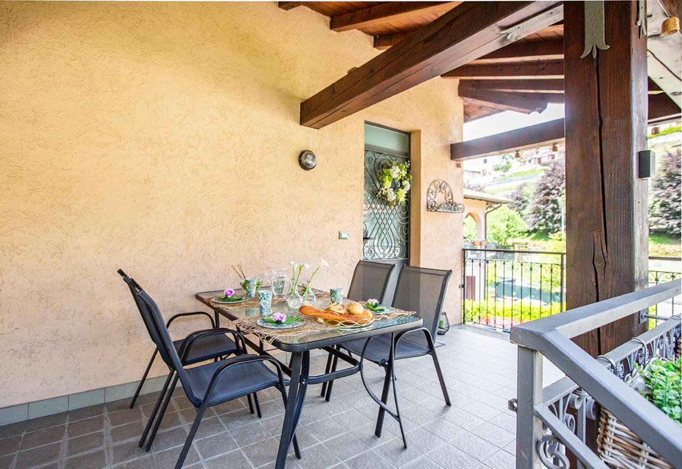 L'Acero Rosso - Giardino Privato E Box Auto Villa Menaggio Eksteriør billede