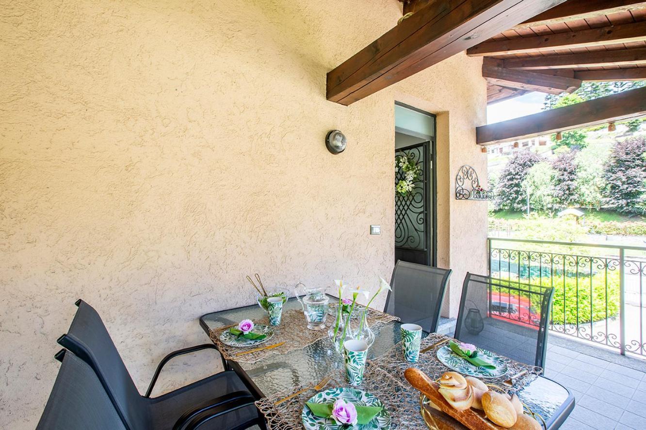 L'Acero Rosso - Giardino Privato E Box Auto Villa Menaggio Eksteriør billede
